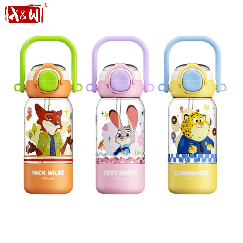 Xin Sports Equipment - X&W Zootopia 590ml plastic drinkbeker zomerse