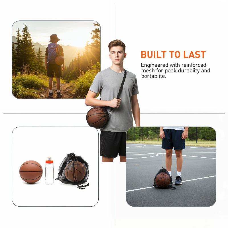 Sports Equipment Basketball - Sporttrainingsuitrusting Tas Basketbalnetontwerp Trekkoord met grote