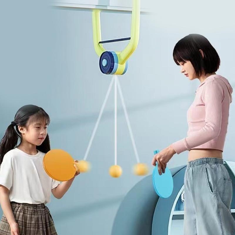 Ping Pong Ball Set - M89C Hanging Table Tennis Trainer Set