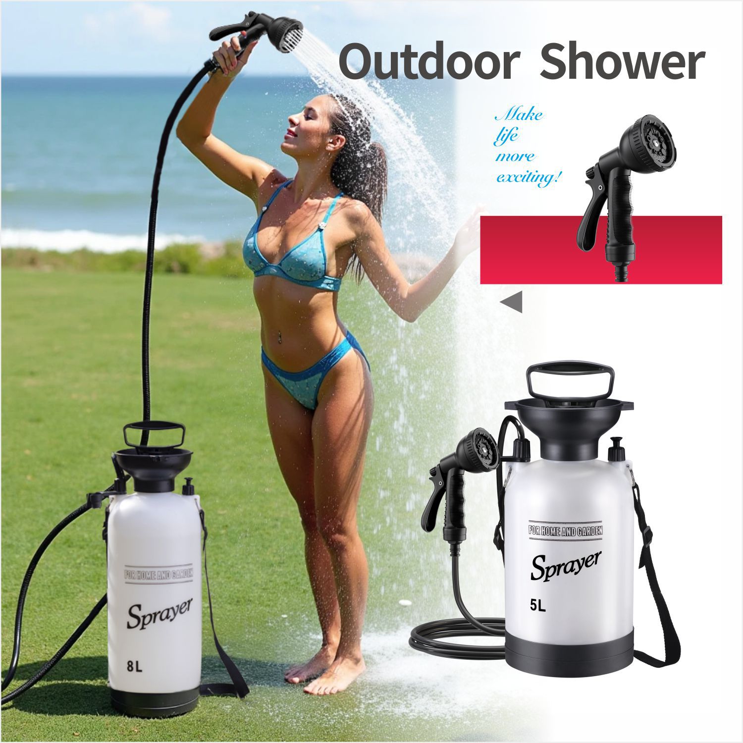 Sports Equipment Disinfectant Spray - 3/8L Handdrukspuit Huis Tuin Gazon Desinfectie