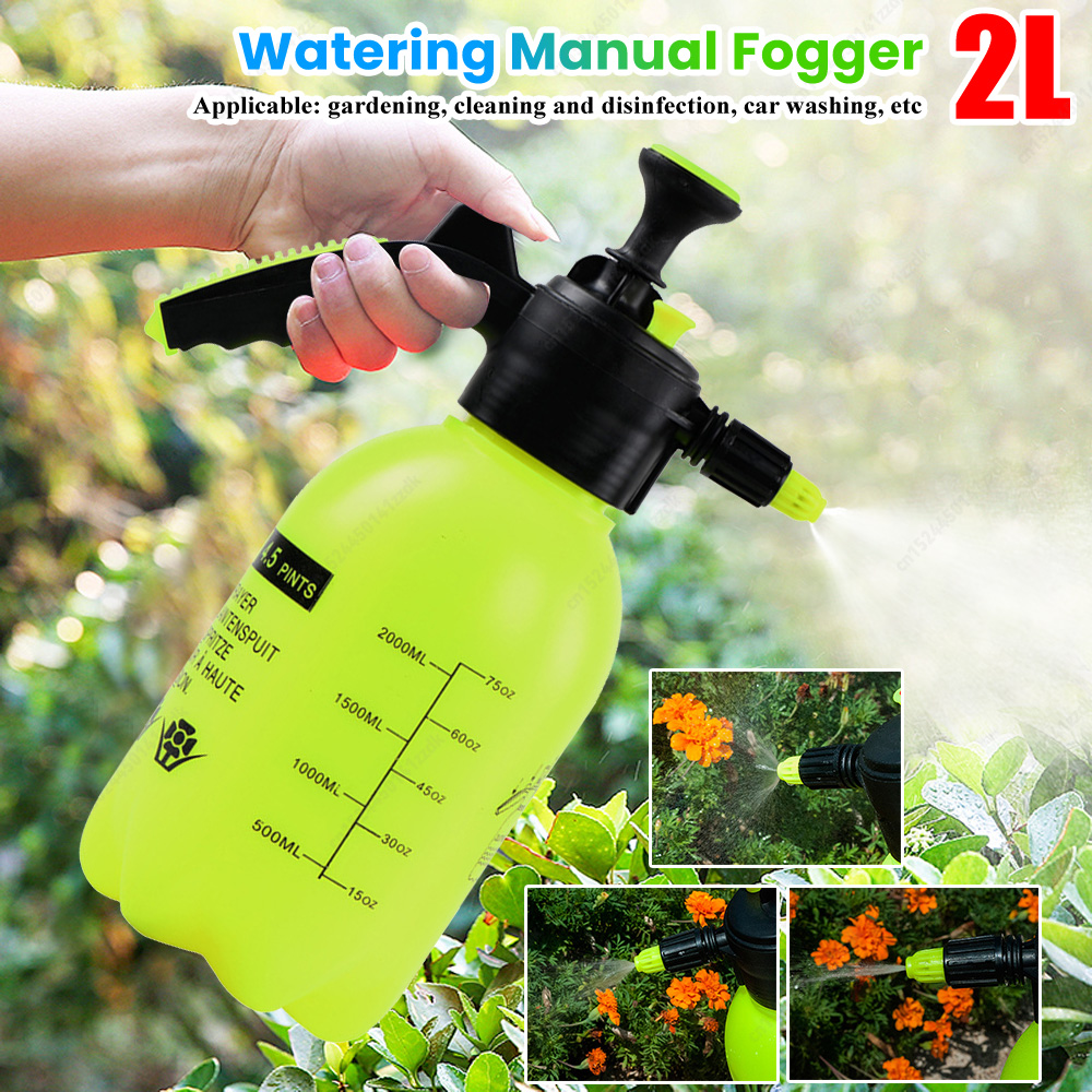 Sports Equipment Disinfectant Spray - 2L Handdruk Watersproeier Verstelbaar mondstuk Tuinsproeier