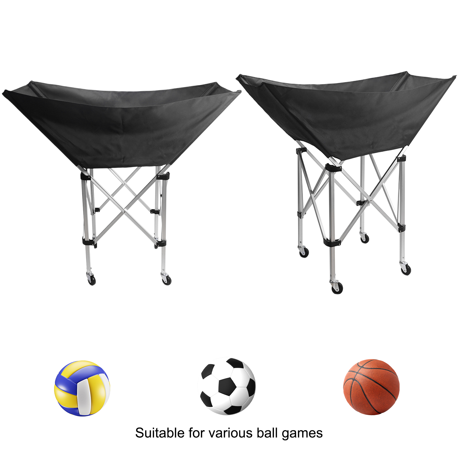 Xin Sports Equipment - Inklapbare hangmat-balwagen met draagtas, inklapbare rolwagen