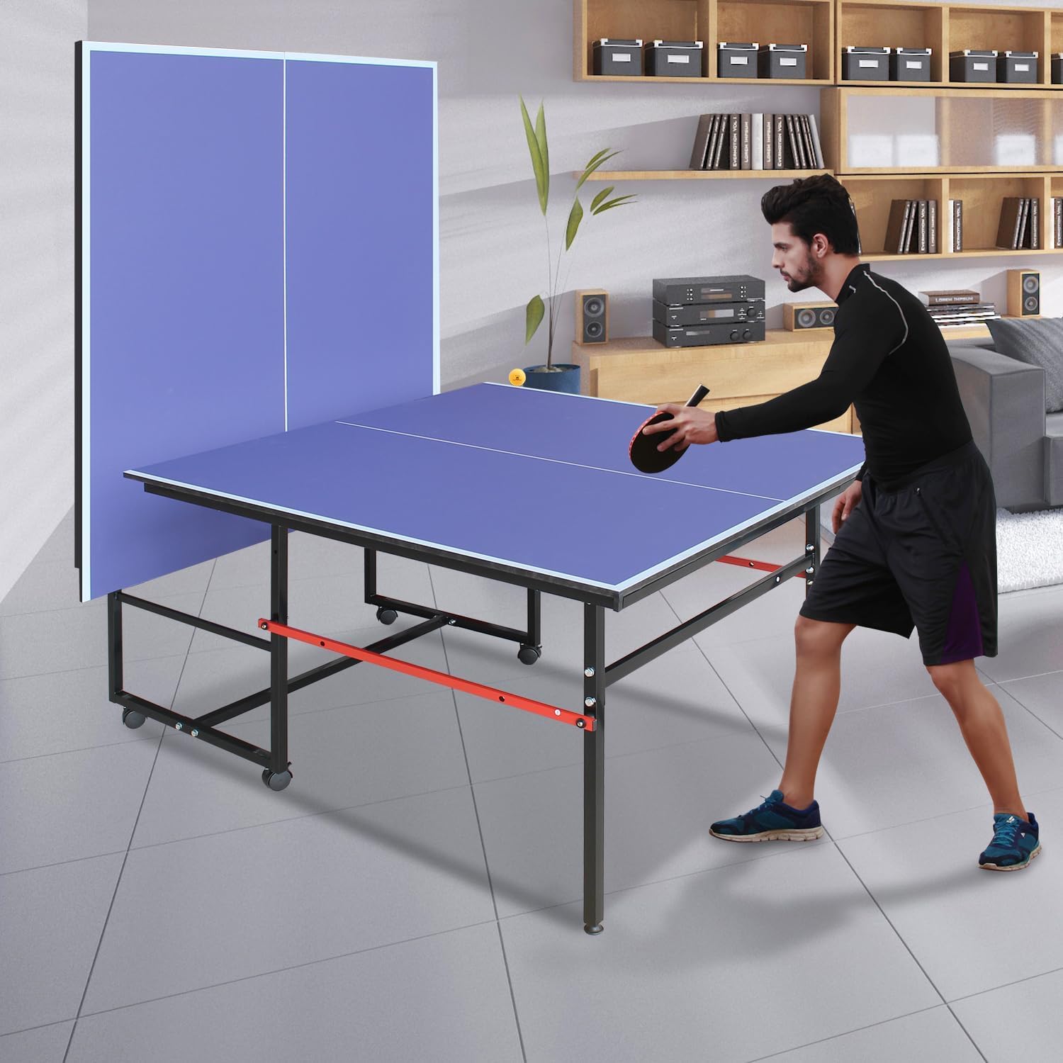 8 ft draagbare pingpongtafel,  - Ping Pong Ball Set recensie en prijs