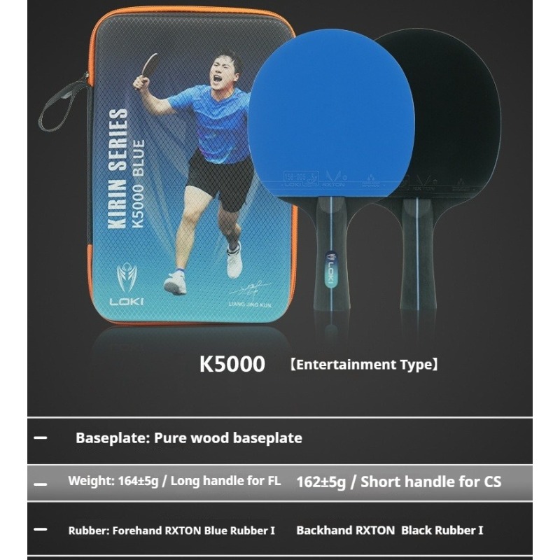 LOKI K5000 Tafeltennisracketse - Ping Pong Ball Set recensie en prijs