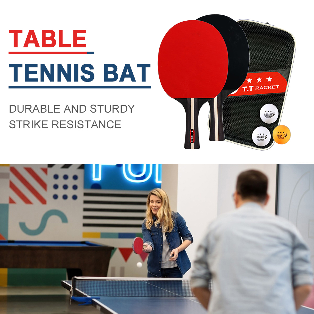Pingpongracket 2 Rackets & 3 B - Ping Pong Ball Set recensie en prijs