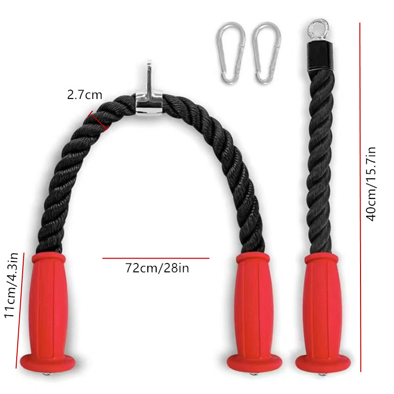 Ergonomische triceps-touwen An - Sports Equipment Website recensie en prijs