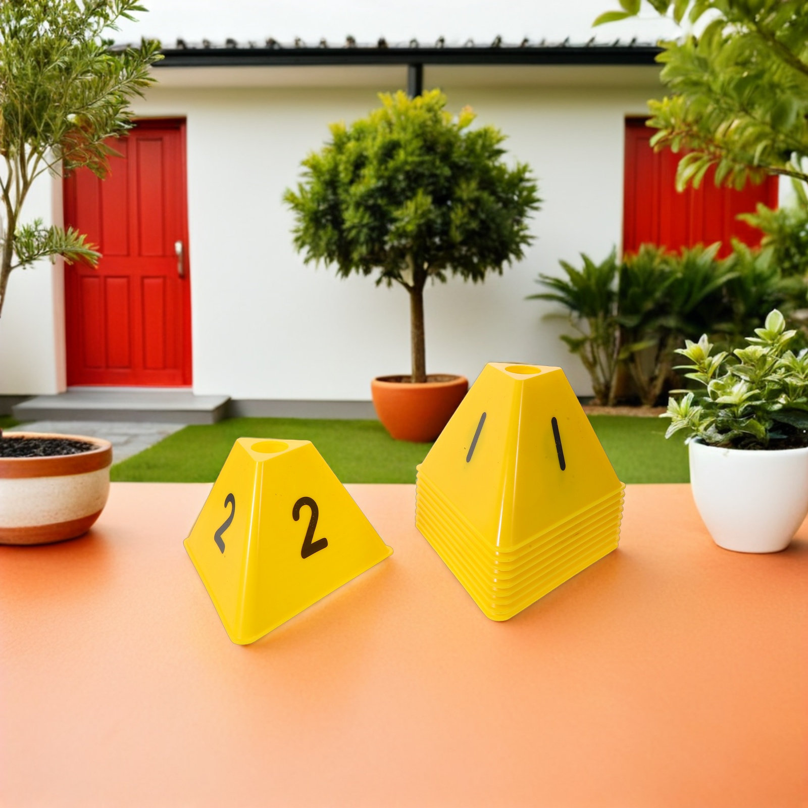 10 stuks voetbal trainingsconu - Sports Equipment Basketball recensie en prijs